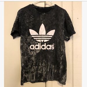 Acid wash Adidas tee